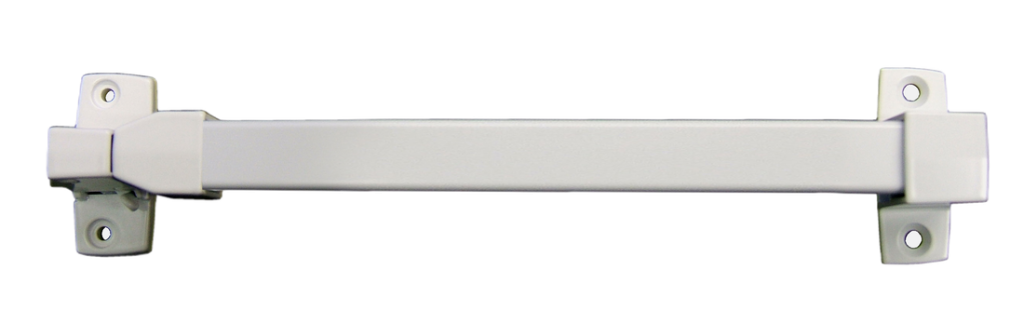 Mortise-Levers Exit Bar - White & Silver
