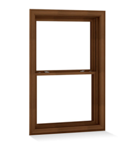 Vinyl-Wood Grain Windows